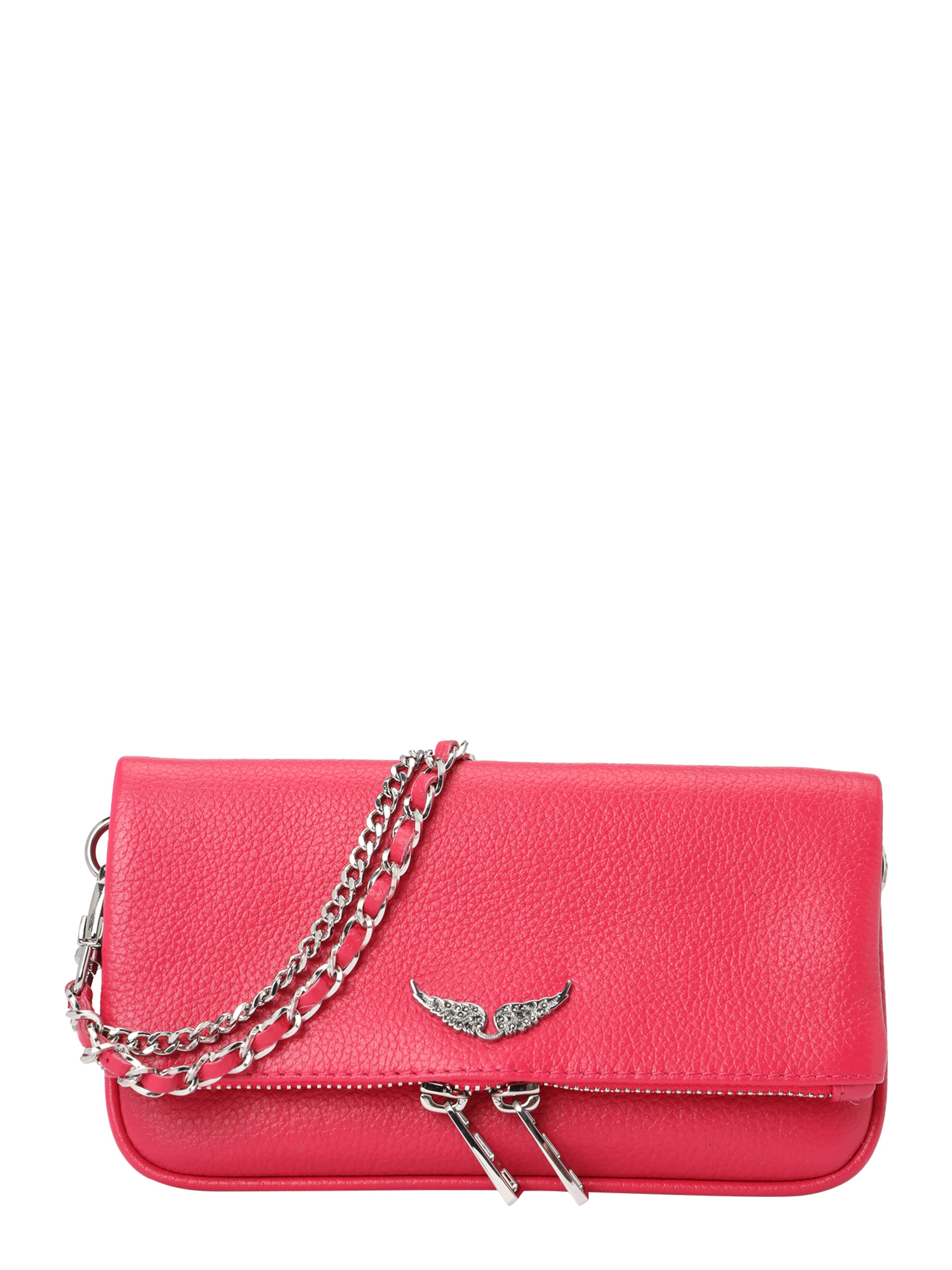 Pochette Zadig & Voltaire en rose : devant