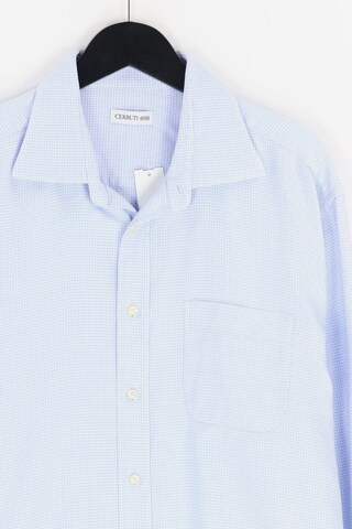 CERRUTI 1881 Button Up Shirt in XXL in Blue