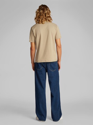 Calvin Klein Jeans Koszulka w kolorze beżowy