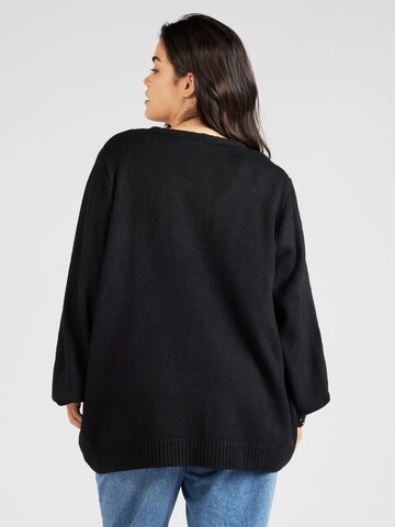ONLY Carmakoma Sweater 'ALESSIA' in Black