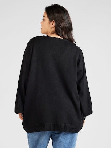 ONLY Carmakoma Пуловер 'ALESSIA' в черно