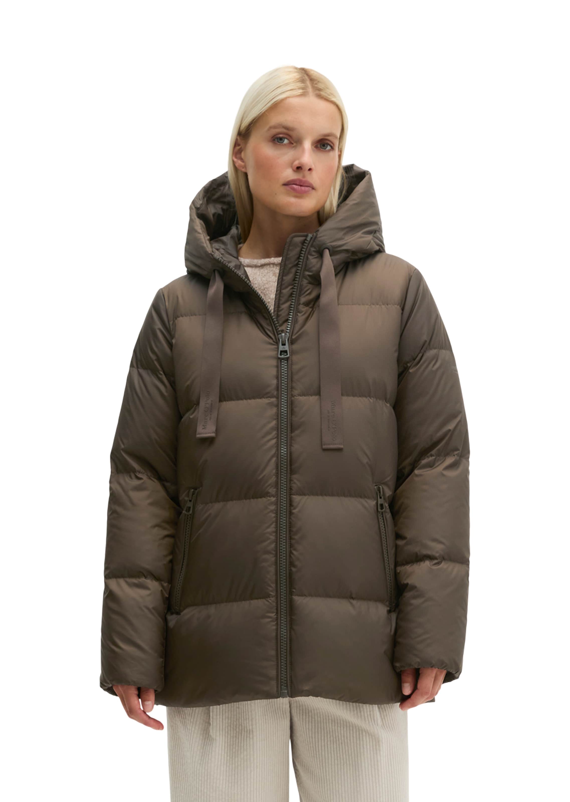 Marc O'Polo Winter Jacket in Brown: front