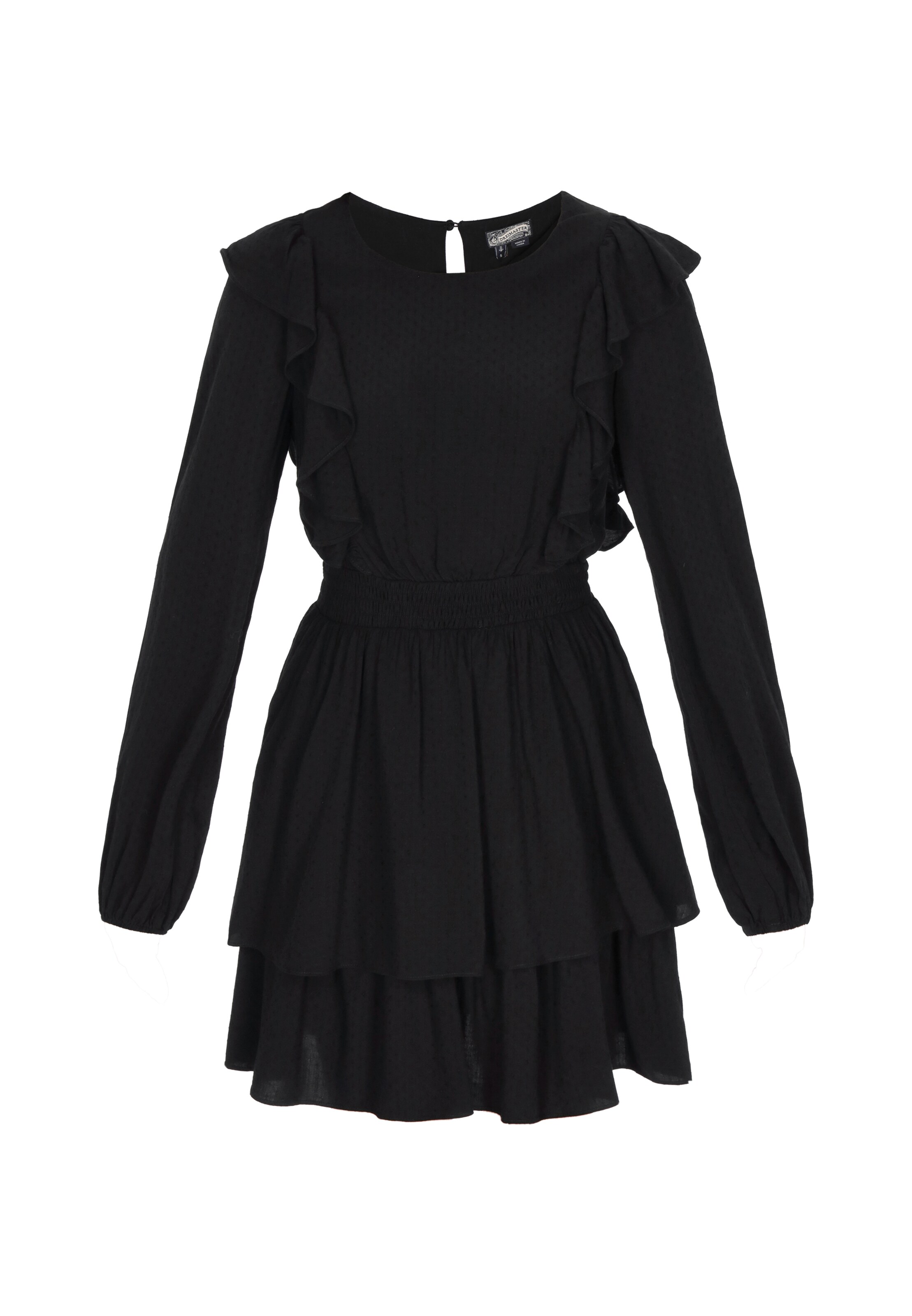DreiMaster Vintage - Vestido en negro: frente