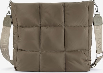 Apple of Eden Tasche 'STOCKHOLM' lässiger und geräumiger Shopper im angesagten Puffer-Design in Braun: Vorderseite
