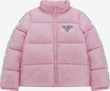 GUESS Between-Season Jacket in Pink: front