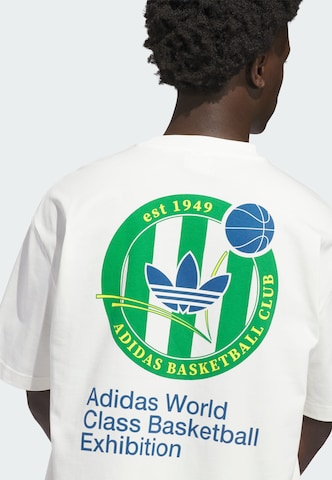 T-Shirt 'Basketball' ADIDAS ORIGINALS en blanc