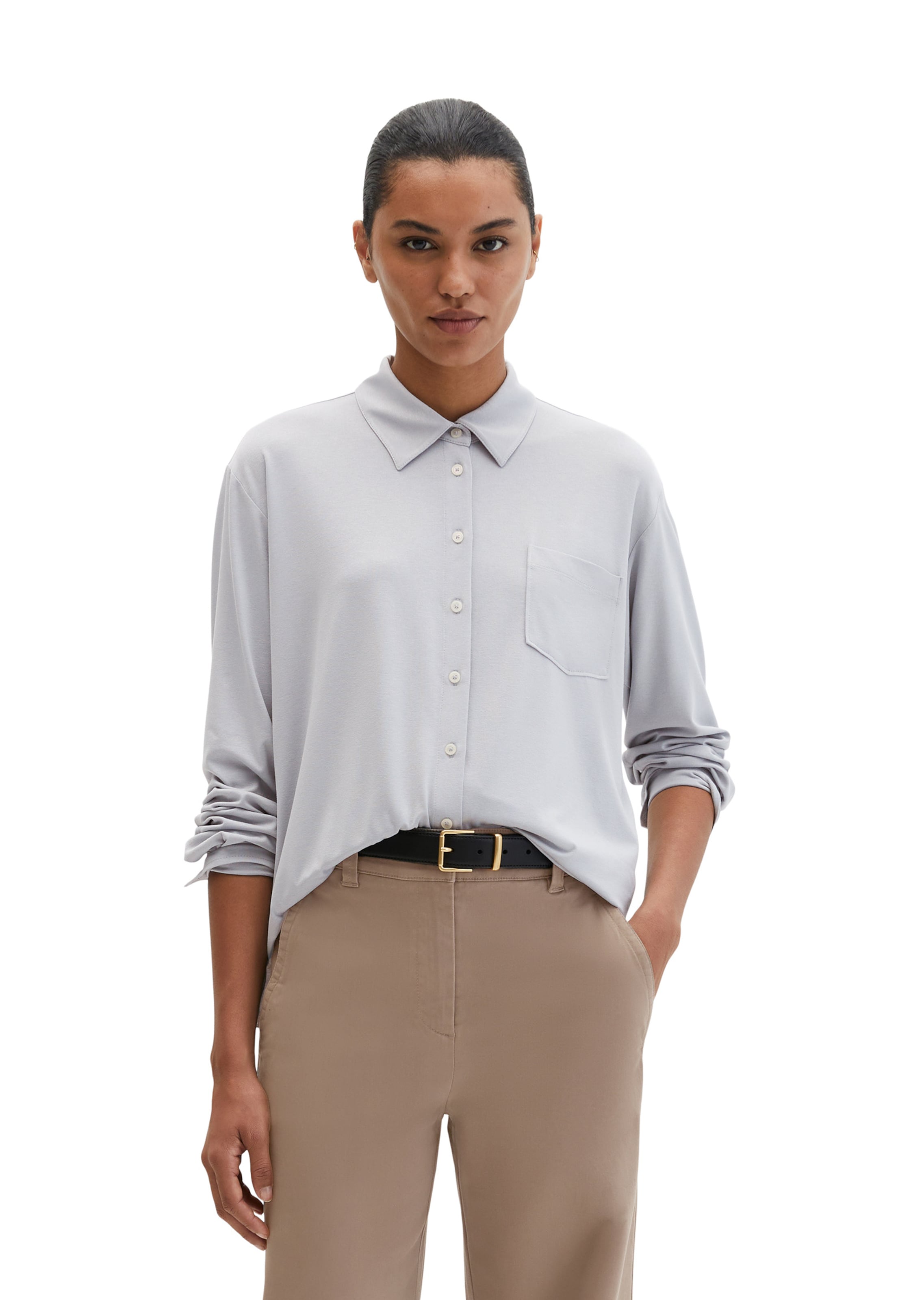 Chemisier Marc O'Polo en gris : devant