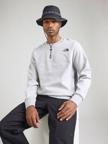Felpa 'Simple Dome' di THE NORTH FACE in grigio: frontale