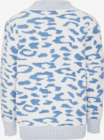 Poomi Gebreid vest in Blauw