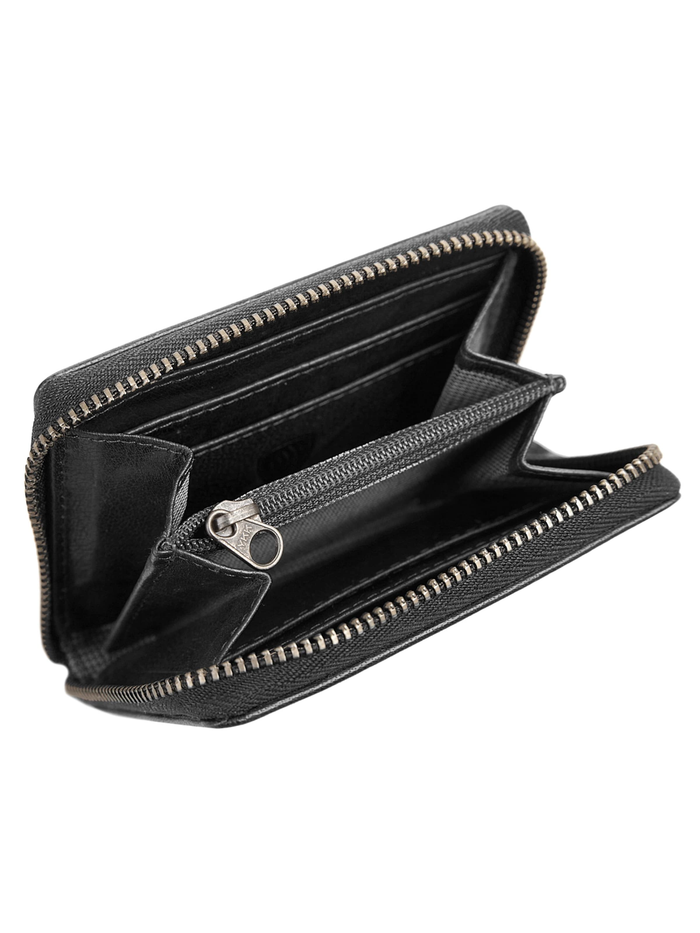 Spikes & Sparrow Portemonnaie 'RFID'‌‌‌‌‌‌‌ in Schwarz