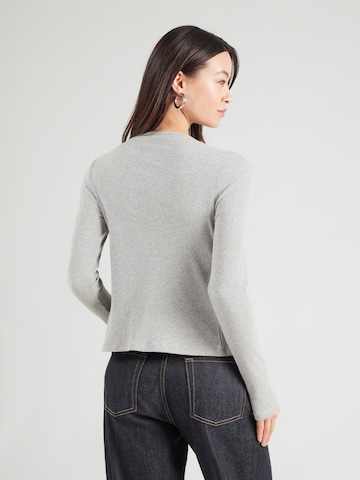 PIECES Вязаная кофта 'PCKITTE' в Серый