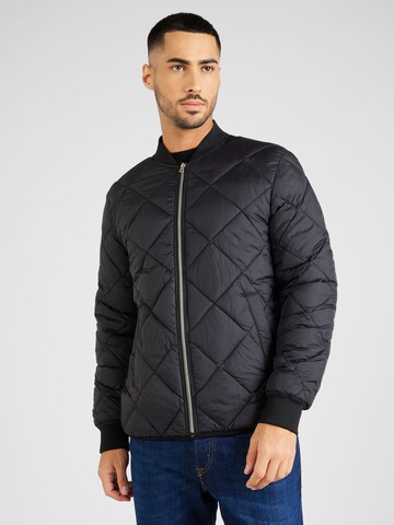 Lindbergh Between-Season Jacket in Black: front