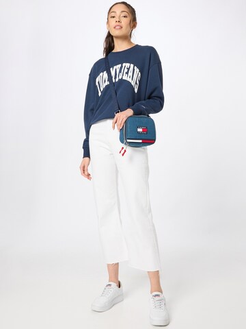 Felpa 'College' di Tommy Jeans in blu