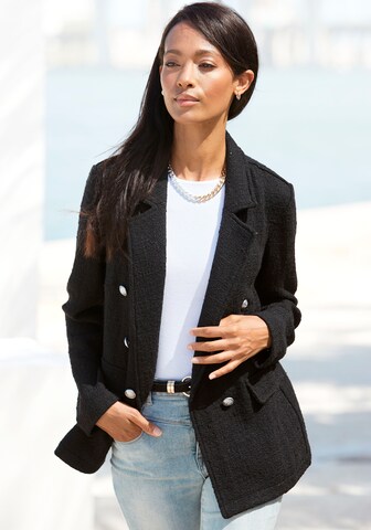 LASCANA Blazer in Black: front