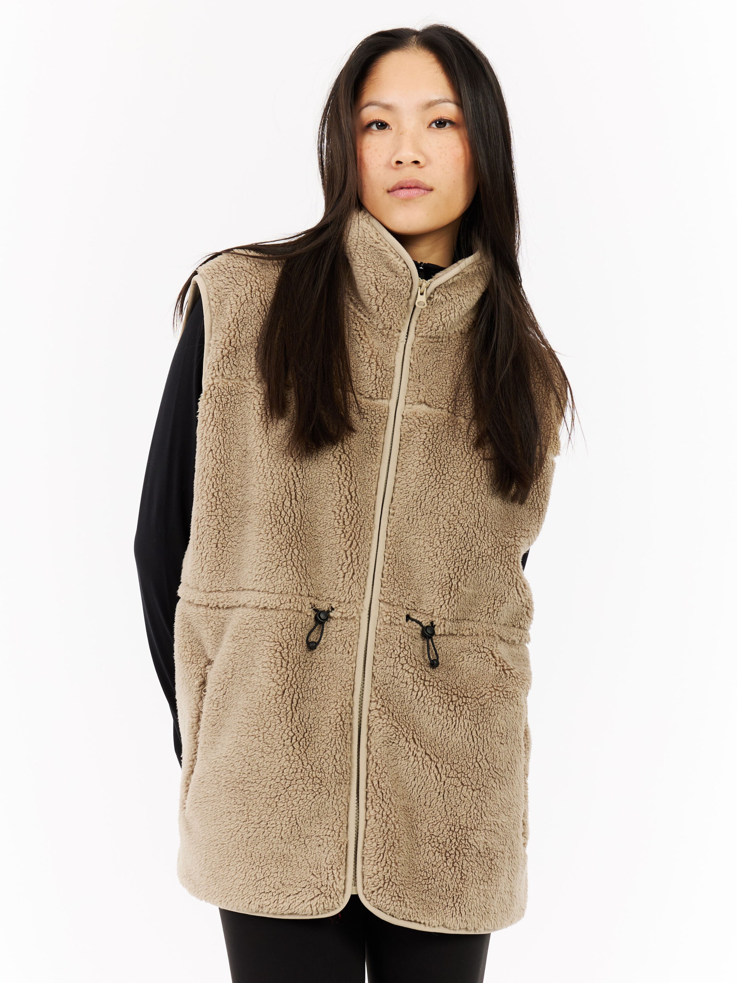 PROTEST Vest 'PRTGym' in Brown: front
