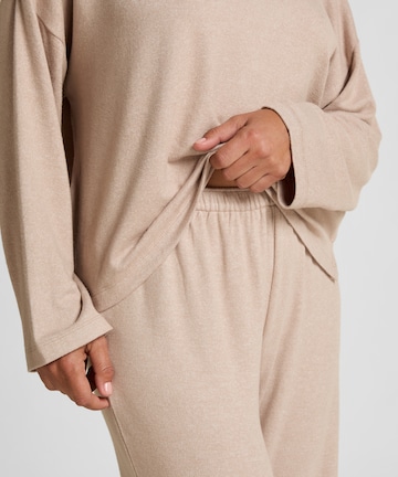 Hunkemöller Pyjamabroek in Beige