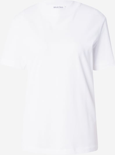 SELECTED FEMME Camiseta 'RELAX COLWOMAN' en blanco, Vista del producto