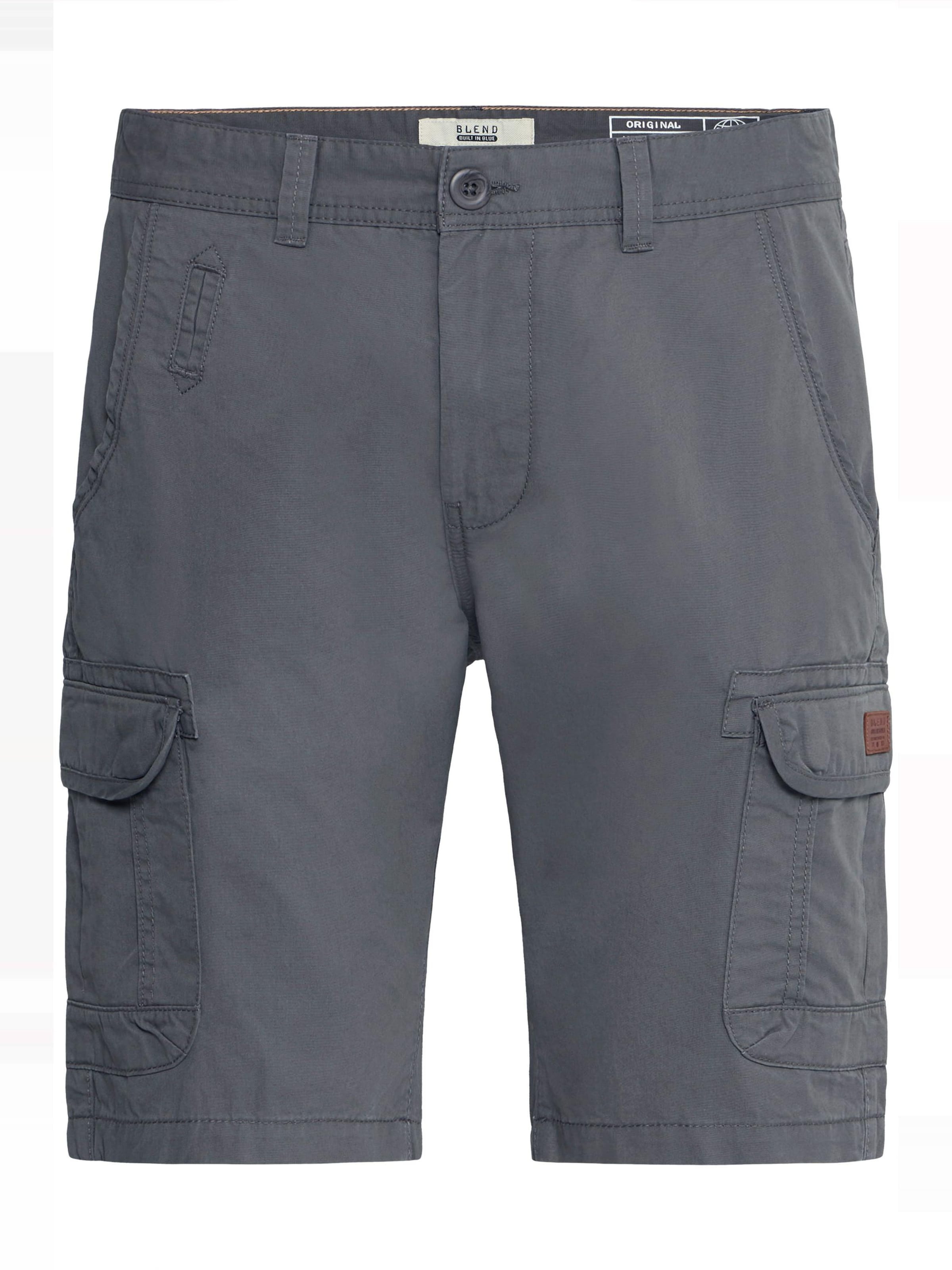 BLEND Cargohose 'Crixus' in Grau: Vorderseite