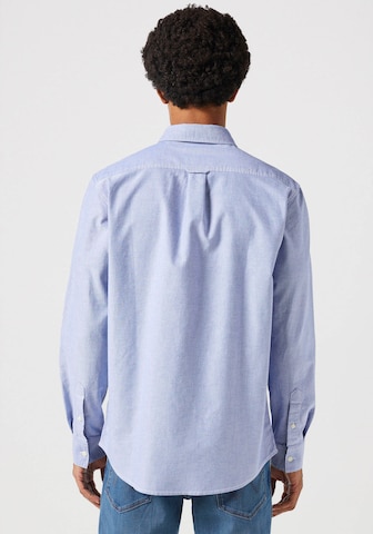WRANGLER Comfort Fit Hemd in Blau