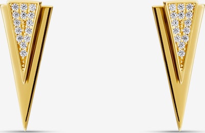 MOSUO JEWELLERY Auskari 'Victoria', krāsa - Zelts / Sudrabs, Preces skats