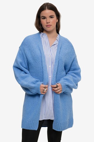 Studio Untold Knit Cardigan in Blue: front