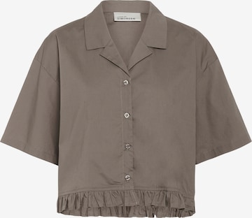 KAREN BY SIMONSEN Bluse 'Annabelle' i beige: forside