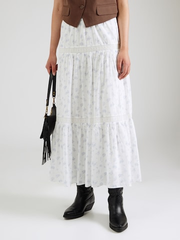 Gina Tricot Юбка в Белый: спереди