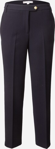 TOMMY HILFIGER Slim fit Pleated Pants in Blue: front