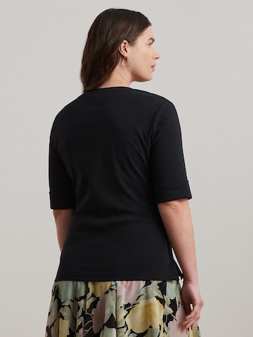 Lauren Ralph Lauren Plus - Camiseta 'JUDY' en negro