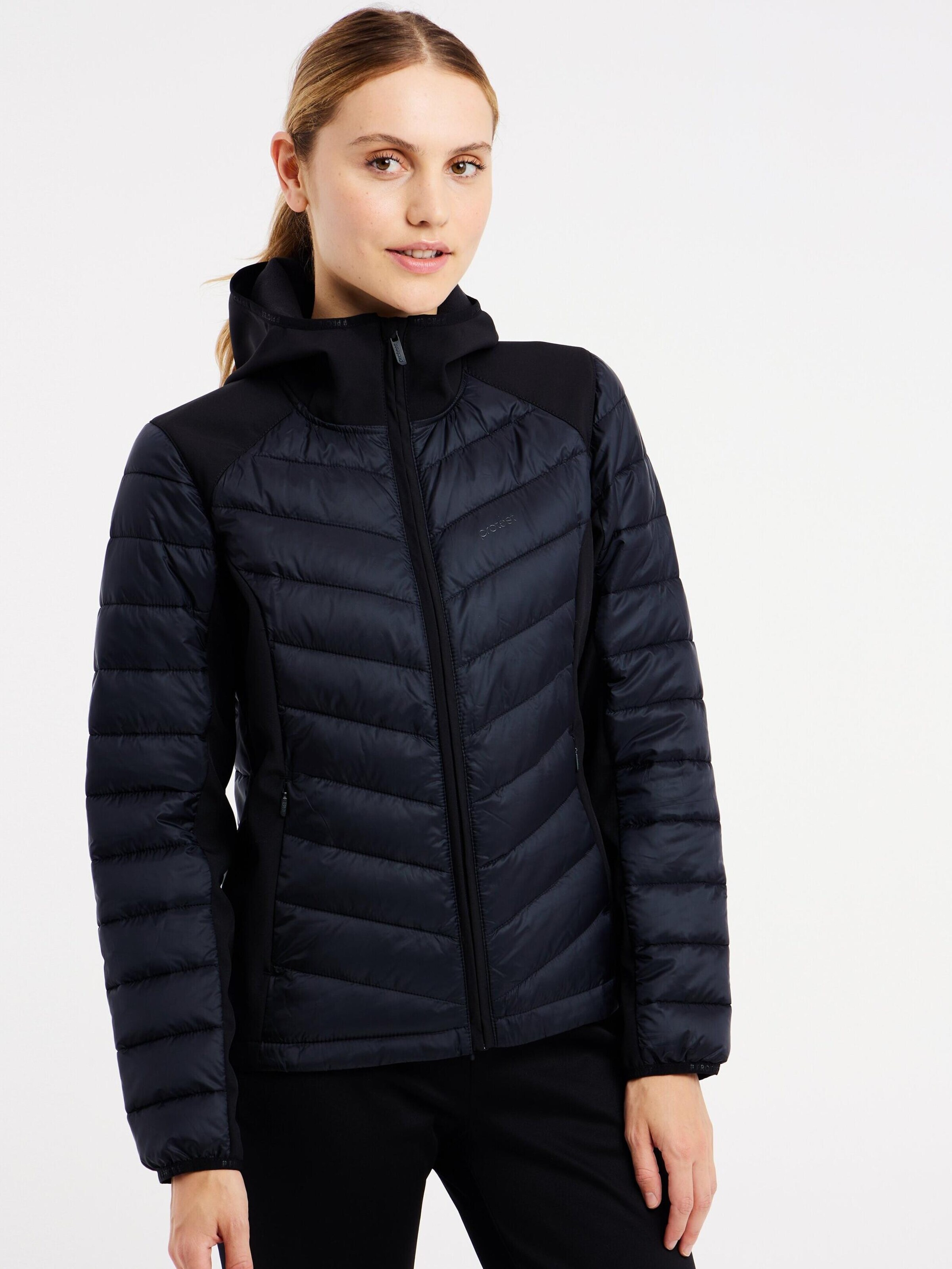 PROTEST Winterjacke 'PRTCHARON'‌‌‌‌‌‌‌ in Schwarz: Vorderseite