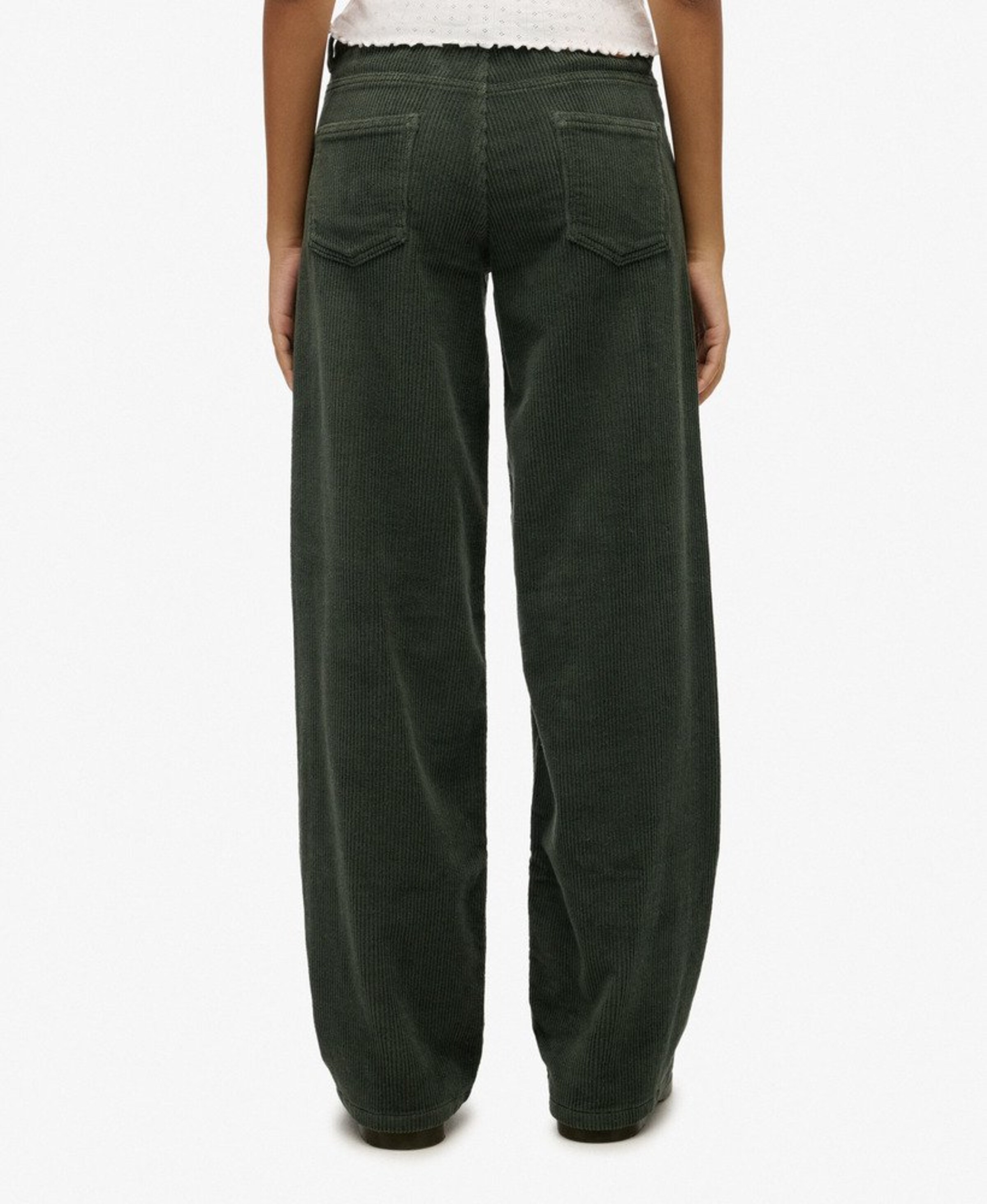Baggy Pantalon 'Jumbo' Superdry & Co en vert