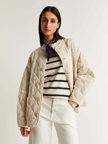 Scalpers Between-Season Jacket in Beige: front