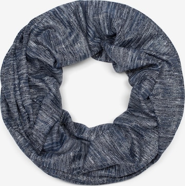 styleBREAKER Loop scarf 'Loop Schal mit Glitzerfaden und kleinen Pailletten' in Blue: front