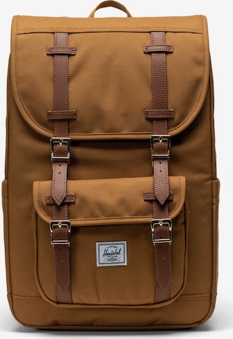 Herschel Rugzak 'Little America™ Mid' in Bruin: voorkant