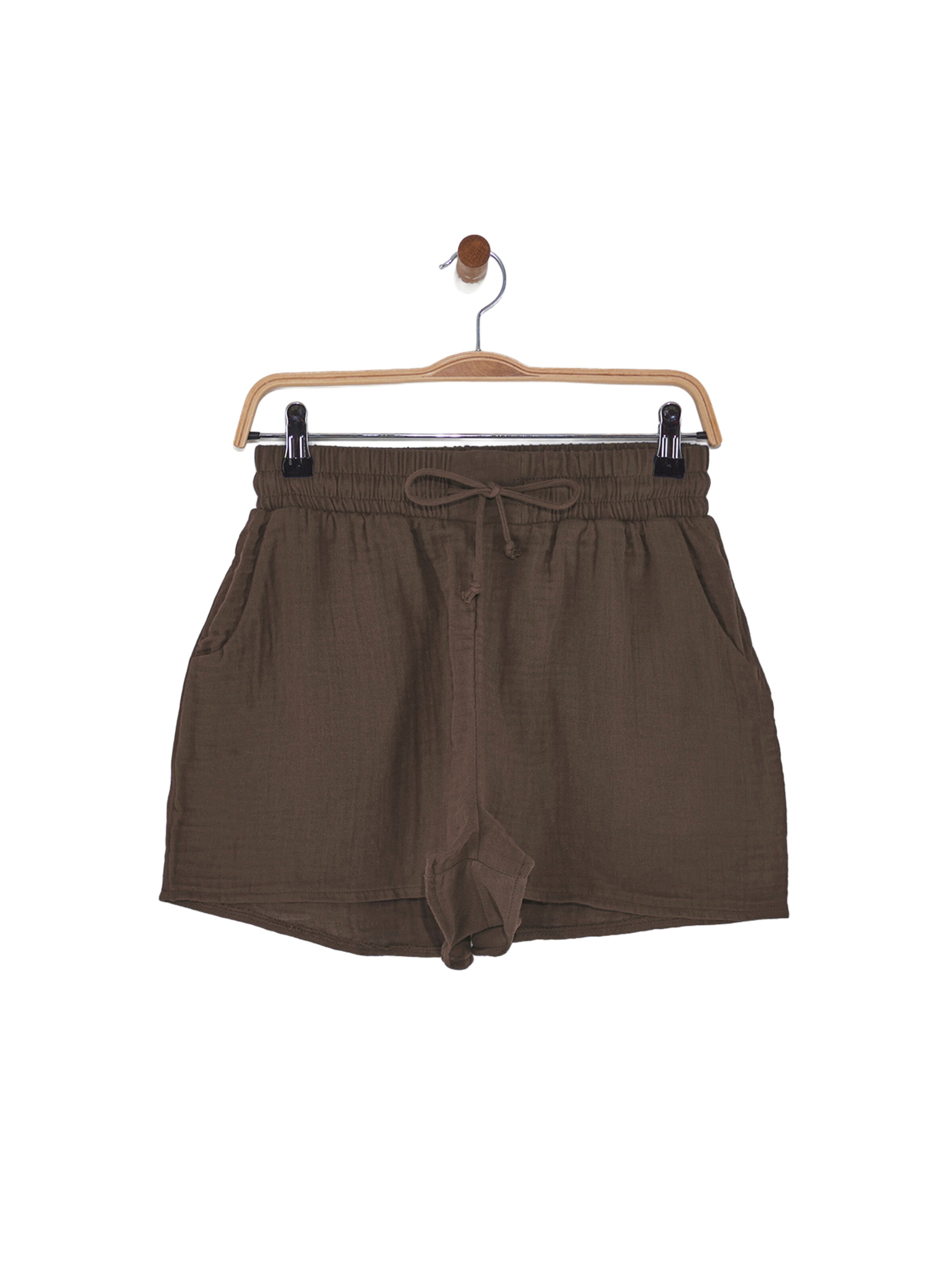 Trendyol Broek in Beige: voorkant
