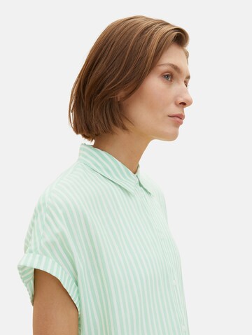 TOM TAILOR Blouse in Green