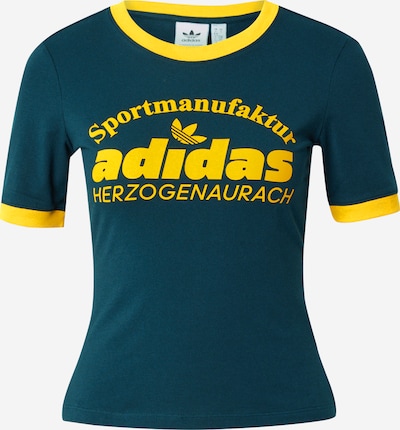 ADIDAS ORIGINALS Paita 'RETRO' värissä curry / smaragdi, Tuotenäkymä