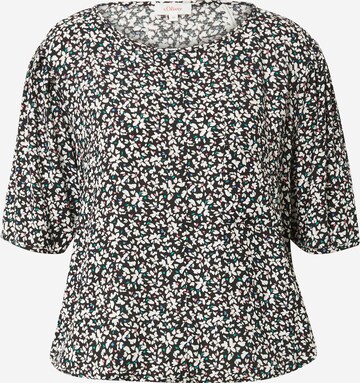 s.Oliver Blouse in Zwart: voorkant