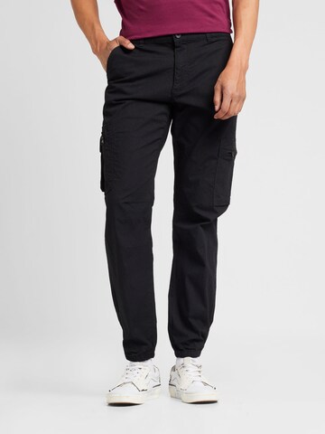 Only & Sons Tapered Cargo nadrágok 'ONSCAM' - fekete: elől
