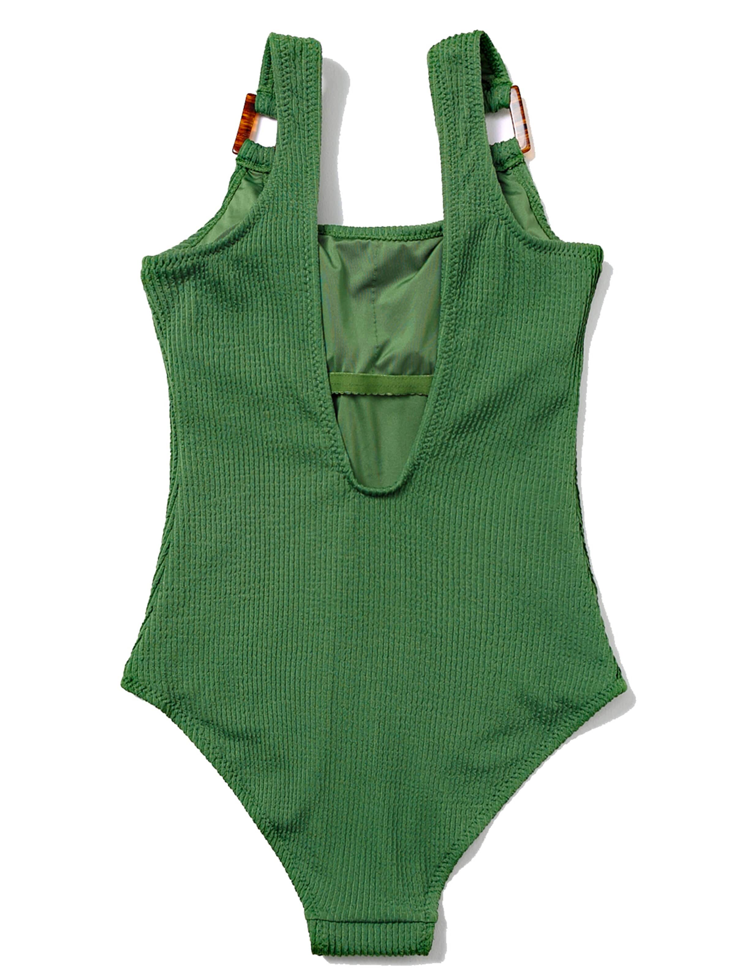BONVERANO Classic Swimsuit in Green