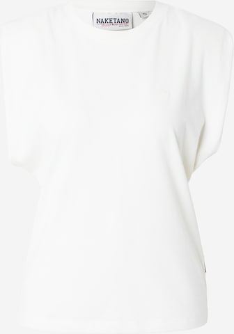 T-shirt naketano en blanc : devant