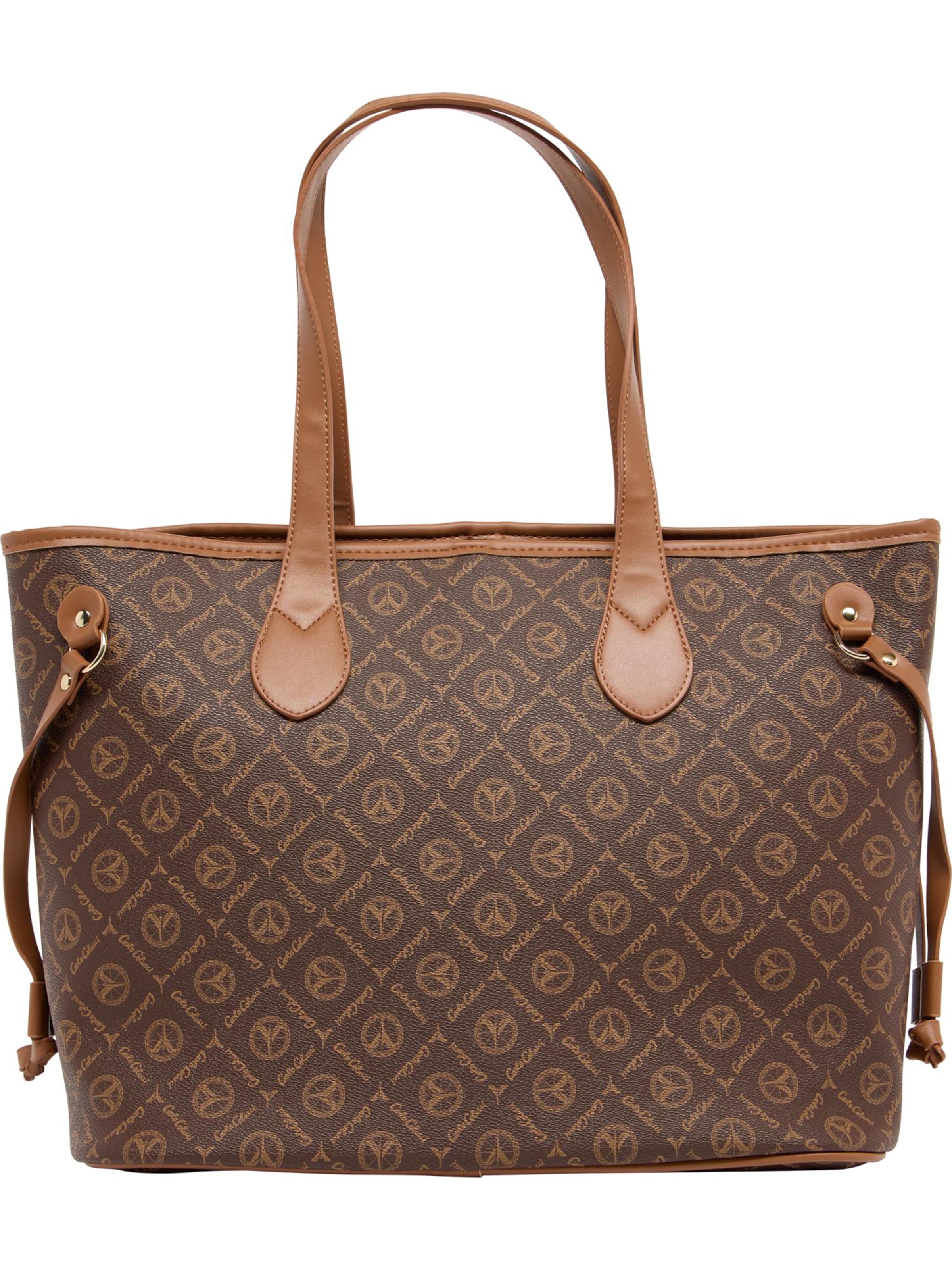 Carlo Colucci Shopper 'Eccli' in Braun