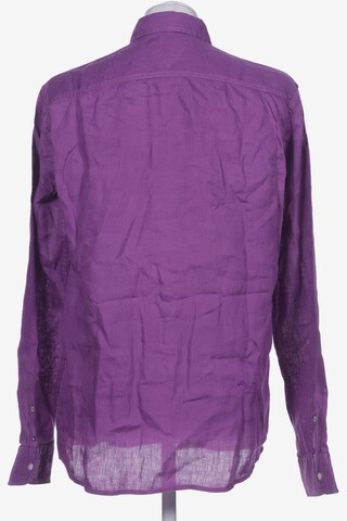 TOMMY HILFIGER Button Up Shirt in M in Purple