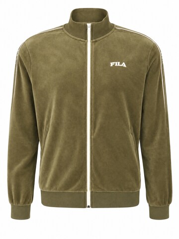 FILA Sweatvest in Groen: voorkant