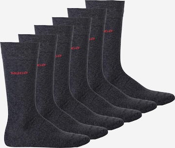 HUGO Red Socks in Grey: front