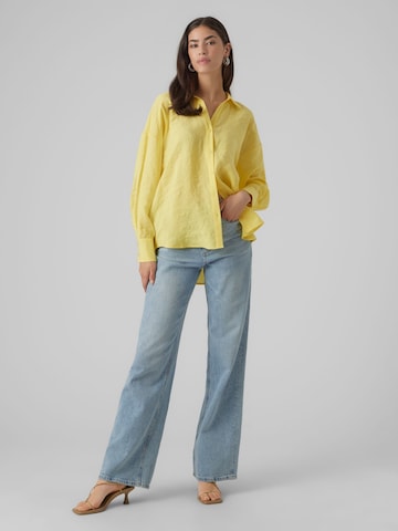 VERO MODA Bluse 'Quenny' in Gelb