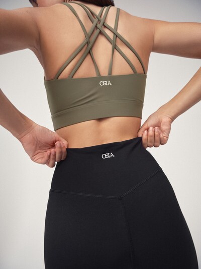 Osia Leggings en XS en noir, Vue avec produit