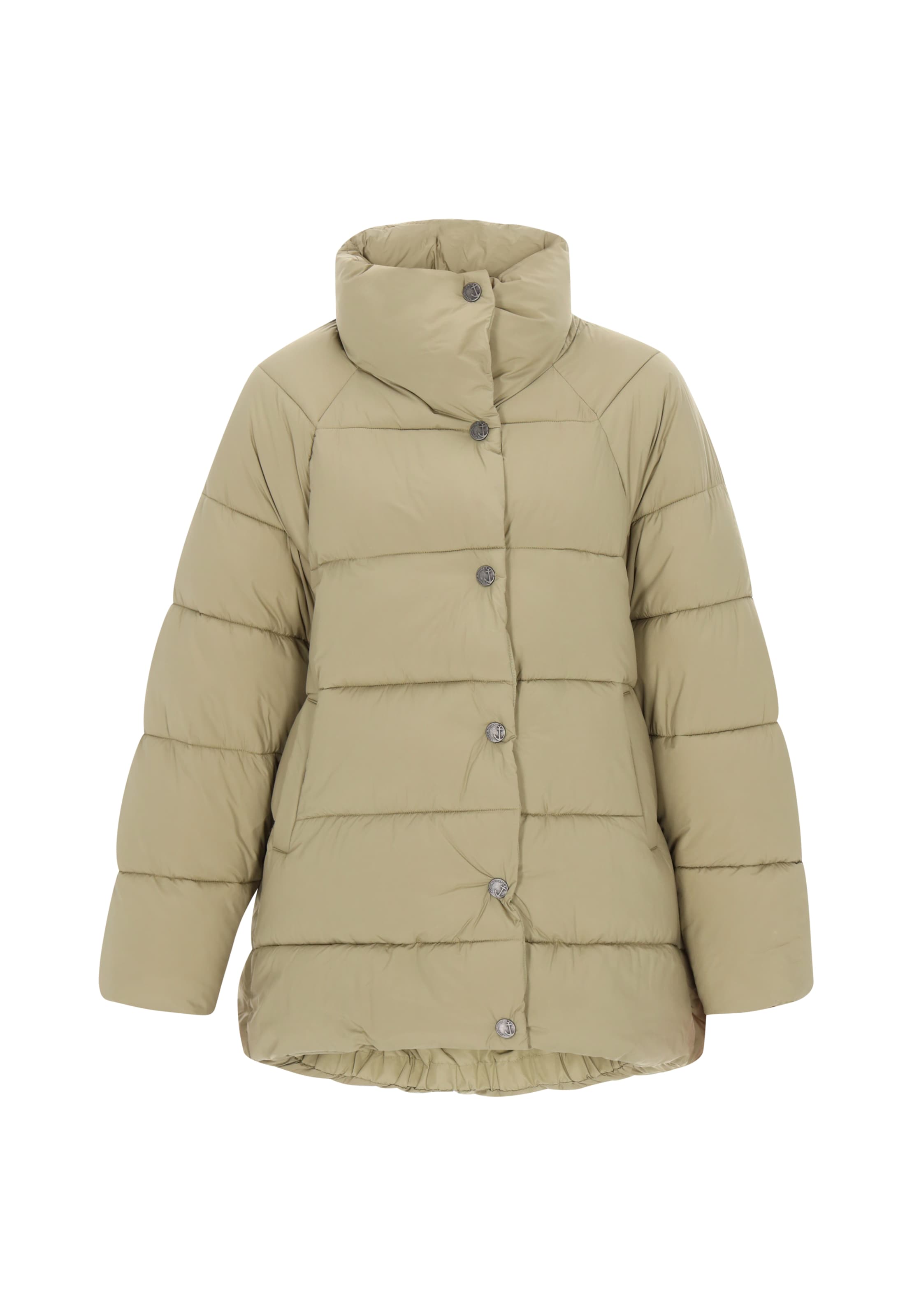 DreiMaster Maritim Χειμερινό μπουφάν σε πράσινο: μπροστά