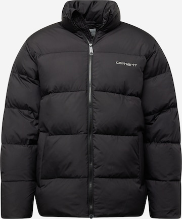 Carhartt WIP Winterjas 'Springfield' in Zwart: voorkant