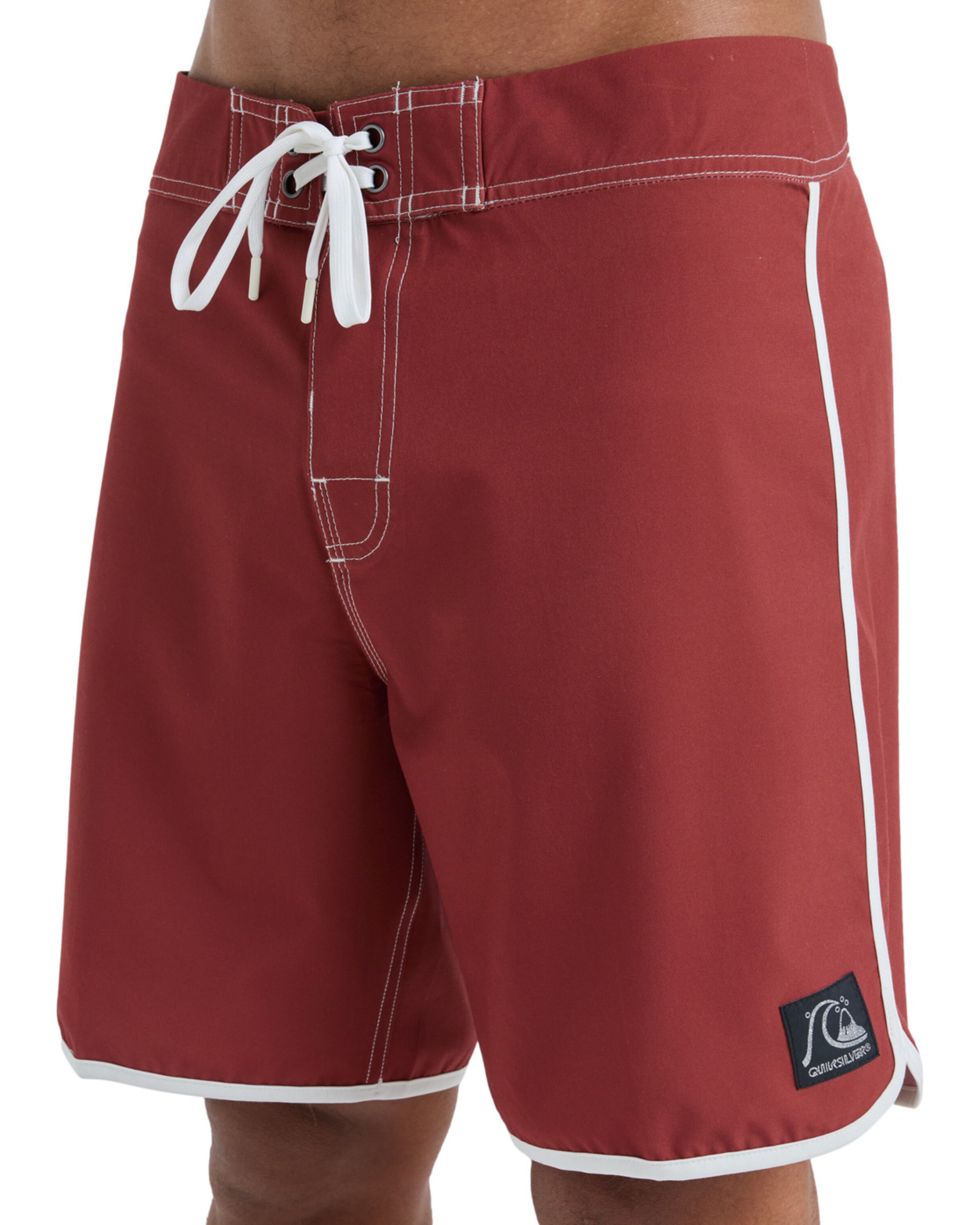 QUIKSILVER Regular Shorts 'Original Scallop' in Rot